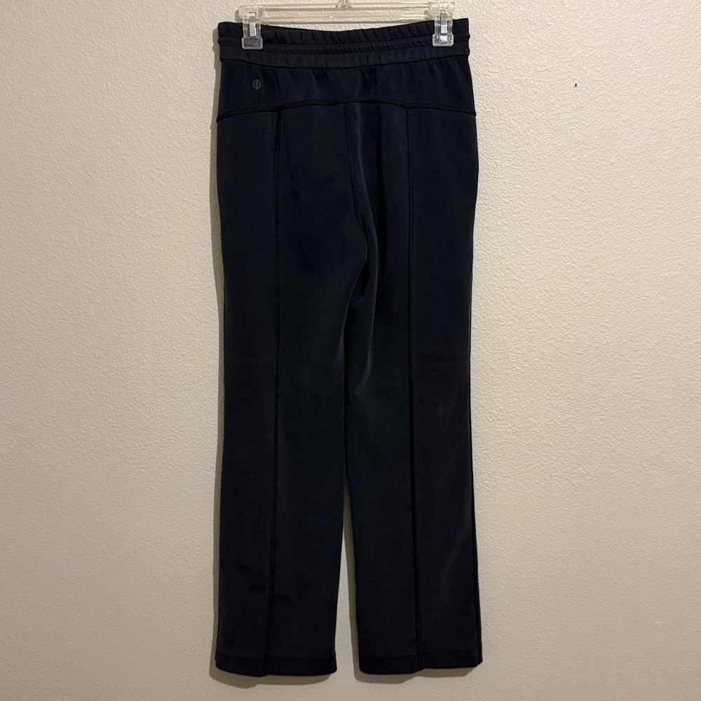 Lululemon Softstreme High-Rise Pant Short 28.5” Black Flowy Wide Leg - Picture 6 of 9